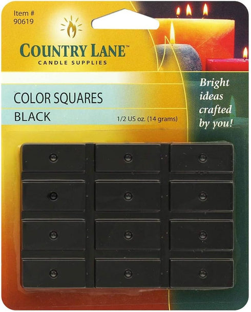 Black Candle Color Squares